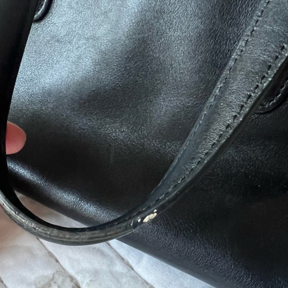 Coach Black Leather Mini Crosby Carryall Bag - Picture 6 of 10